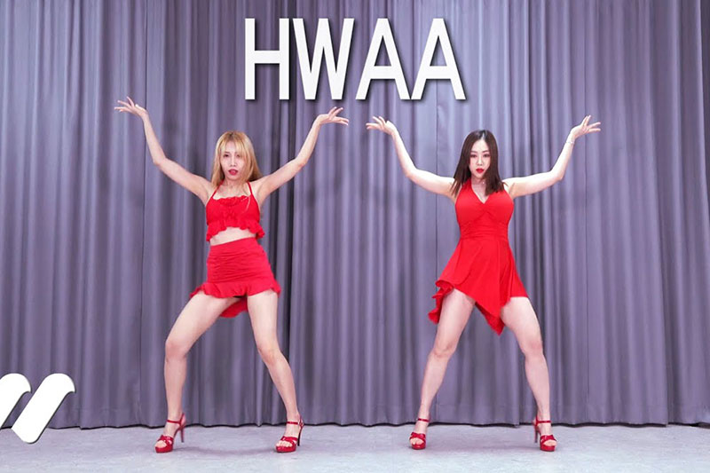 [4K视频](G)I-DLE - (火花)(HWAA) 翻跳Cover Dance Waveya W202101300111 Waveya2021 第1张