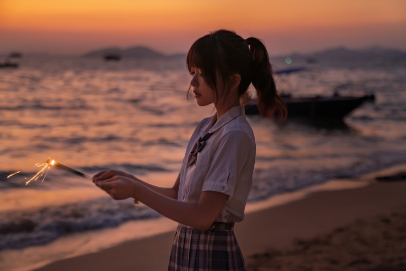 二次元coser桜桃喵-学生服写真[逐][17P/445MB] 网红&Coser 第3张