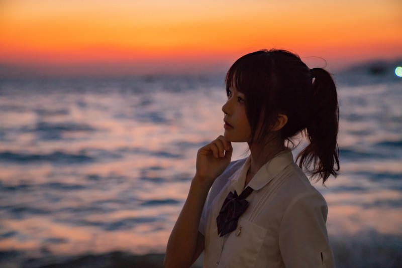 二次元coser桜桃喵-学生服写真[逐][17P/445MB] 网红&Coser 第2张